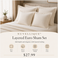 Layered Euro Sham Set